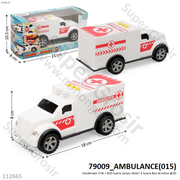 Kendaraan F/W + B/O Suara Lampu Mobil 3 Suara Box Window @30