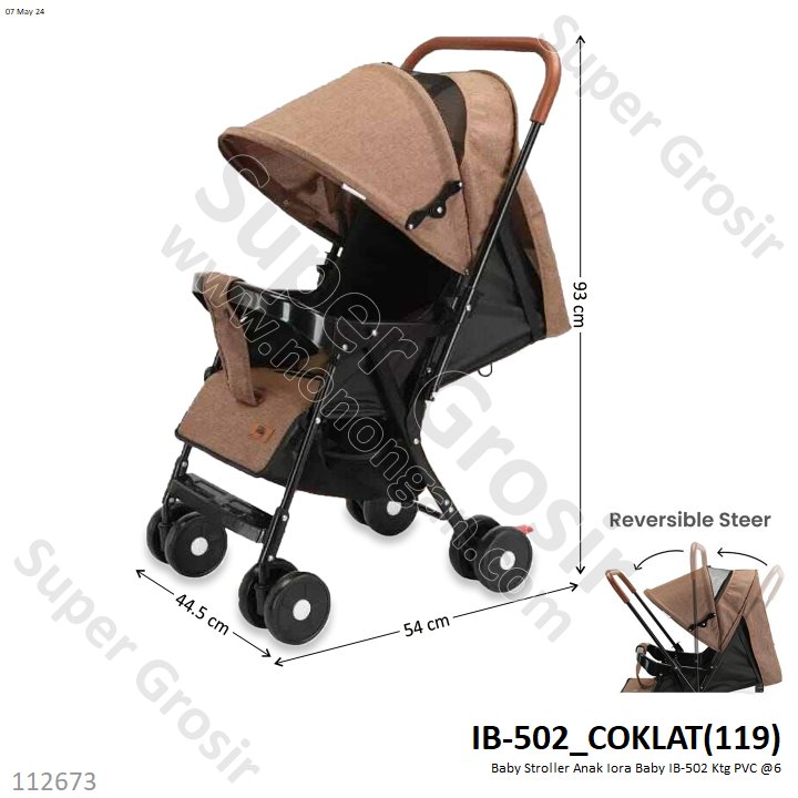 Stroller Anak Iora Baby IB-502 Ktg PVC @6