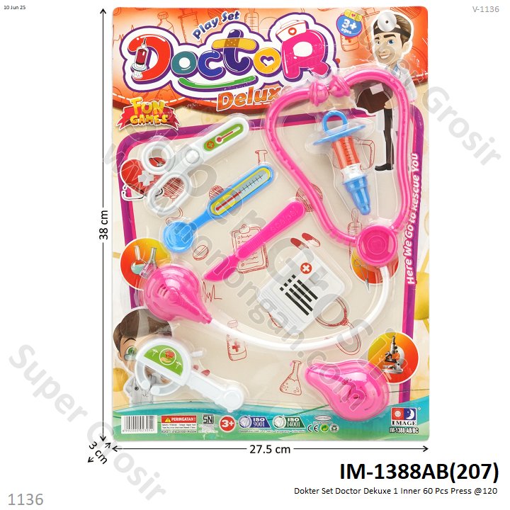 Dokter Set Doctor Dekuxe 1 Inner 60 Pcs Press @120
