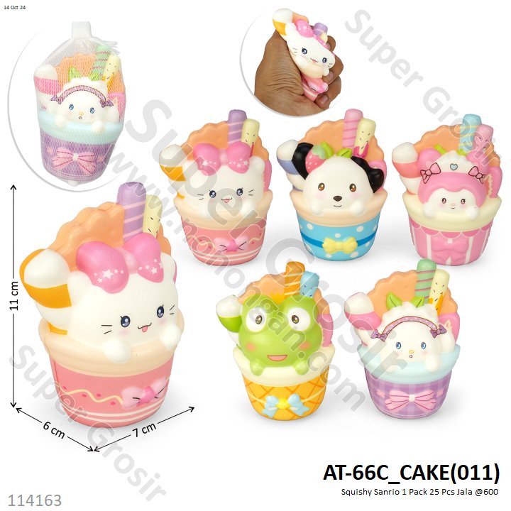 Squishy Sanrio 1 Pack 25 Pcs Jala @600