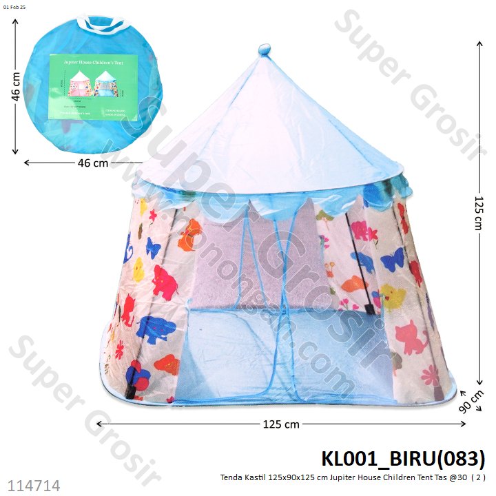 Tenda Kastil 125x90x125 cm Children Tent KL001 / 10513-64 Tas @30
