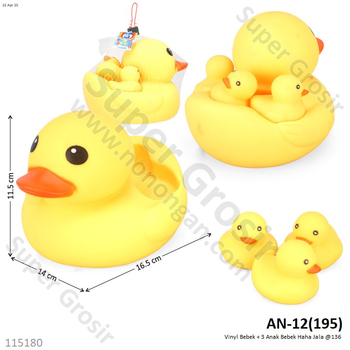 Vinyl Bebek + 3 Anak Bebek Haha Jala @80