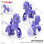 Mainan Tarik Kuda Poni P/S Kuda Pony 1 Inner 56 Pcs Ktg Opp @112