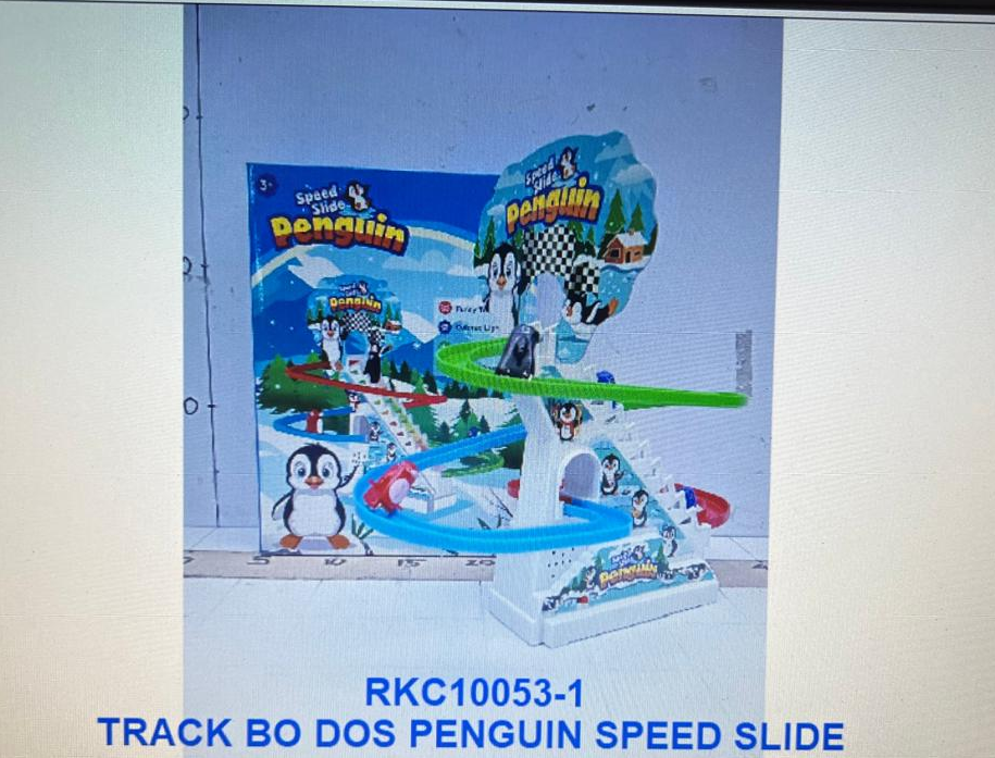 Track Seluncur Karakter B/O Gerak Musik Lampu Box @96