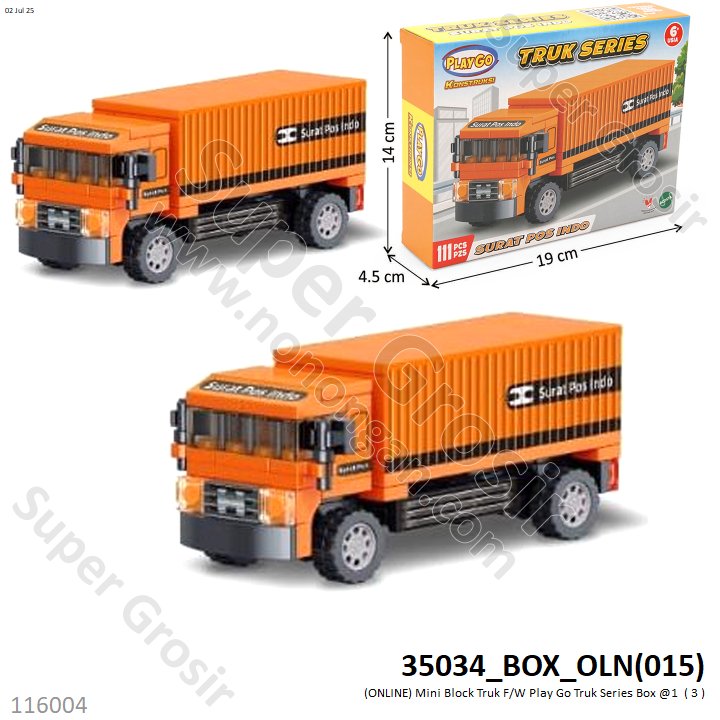 Mini Block Truk F/W Play Go Truk Series Box @42