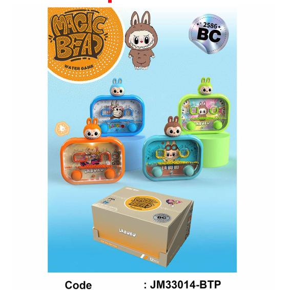 Game Air Karakter Labubu Lampu Magic Bead 2586BC 1 Box 12 Pcs Loose Pack @108