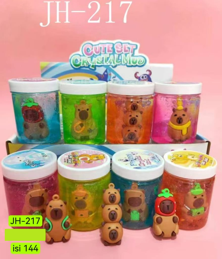 Slime Tabung Isi Karakter Crystal Mud 1 Box 12 Pcs Tabung @144