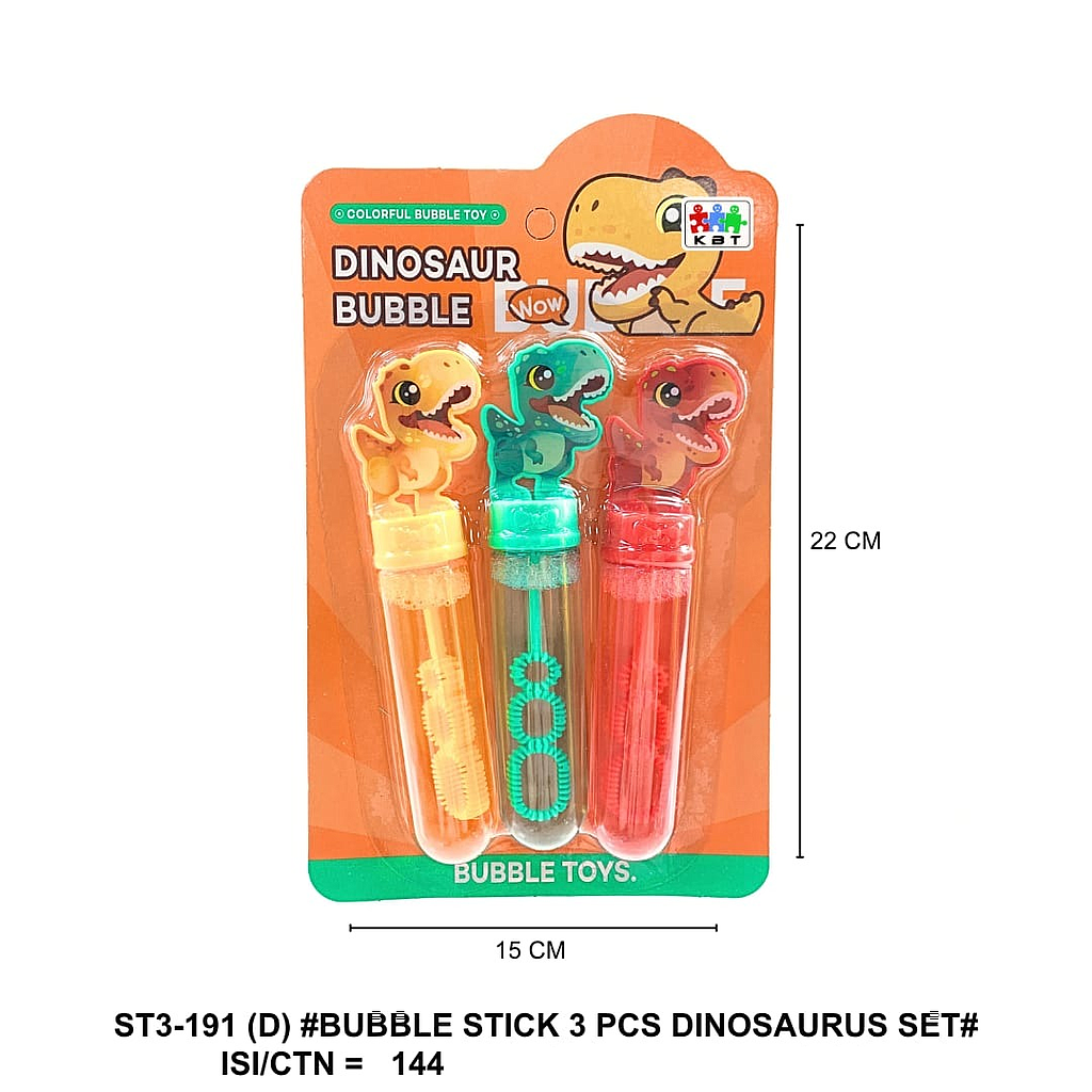 Bubble Stick Karakter 3 Pcs Bubble 1 Inner 72 Pcs Press @144