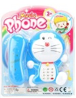 Telepon Model Karakter 13 cm B/O Suara Musik Lampu Phone MD8899A 1 Inner 108 Pcs Press @216