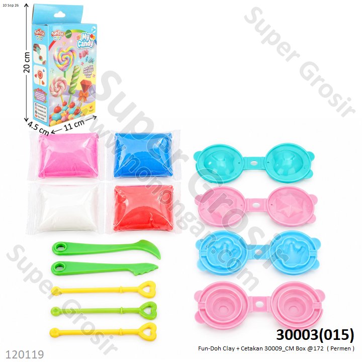 Fun-Doh Clay + Cetakan 30009_CM Box @172