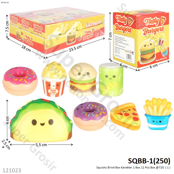 Squishy Blind Box Karakter 1 Box 12 Pcs Box @720