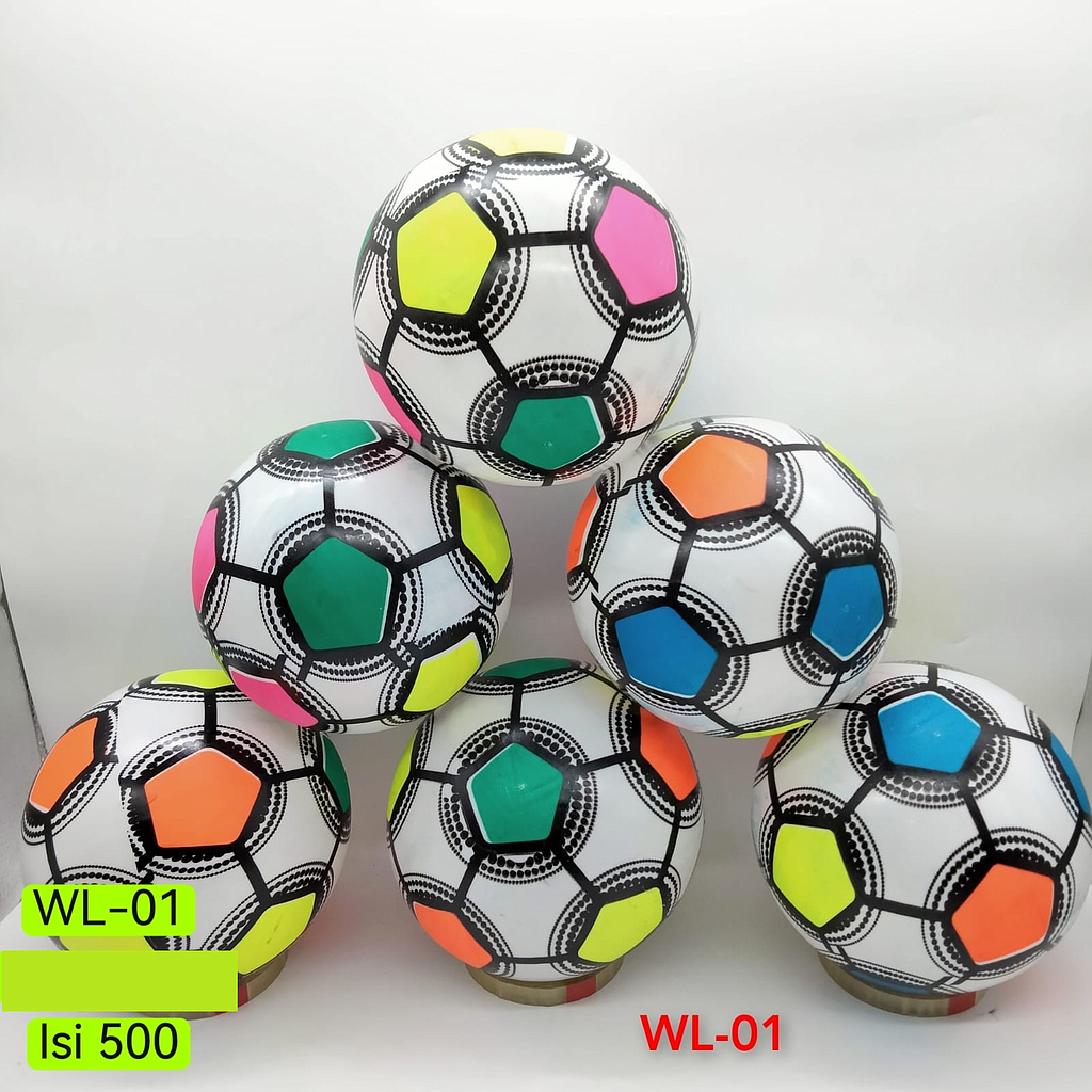 Bola Karet Karakter 20 cm 1 Pack 20 Pcs Jala @500