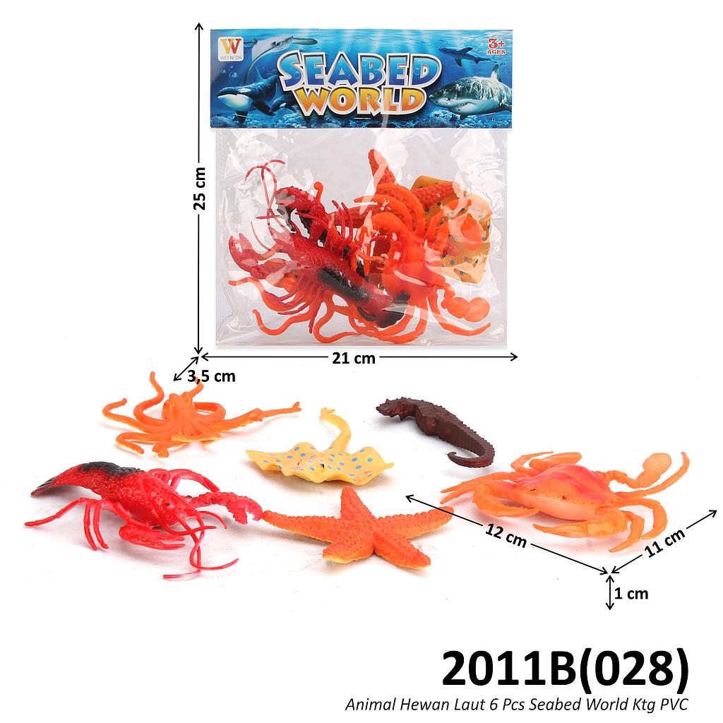 Hewan Laut 6 Pcs Seabed World Ktg PVC @144