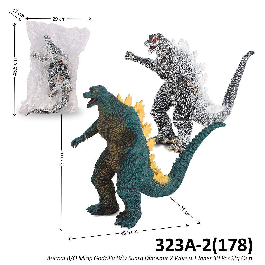Action Figure Godzilla B/O Suara Dinosaur 2 Warna 1 Inner 30 Pcs Ktg Opp @60