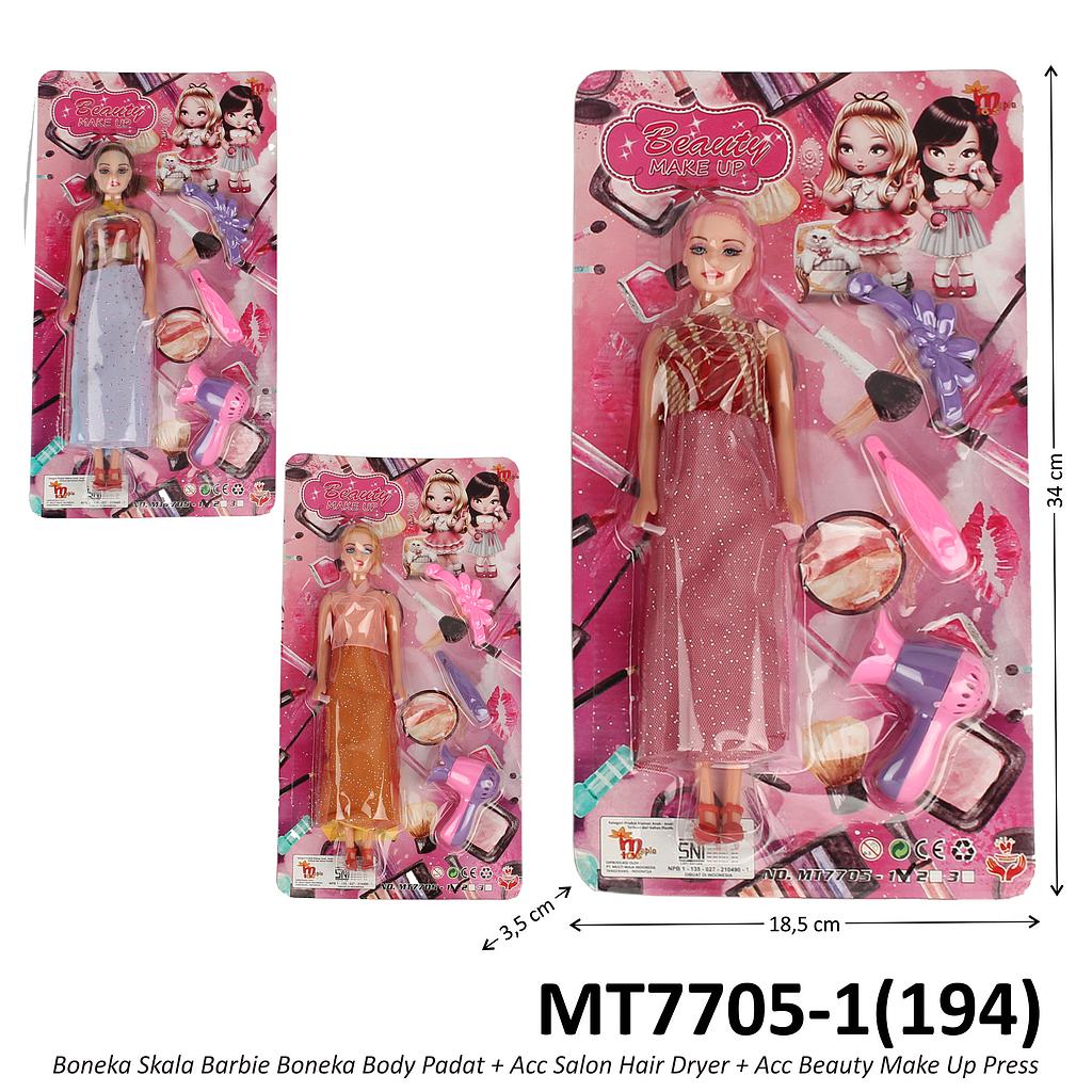 Boneka Barbie Set Salon dan Acc Rambut Beauty Make Up Press @225