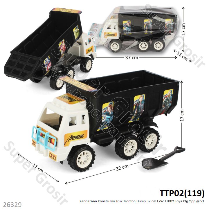Truk Dump Tronton 32 cm F/W Toys Ktg Opp @50
