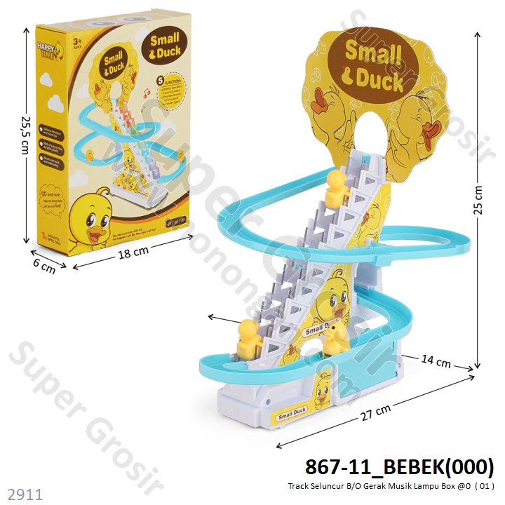 Track Seluncur B/O Gerak Musik Lampu Box @96