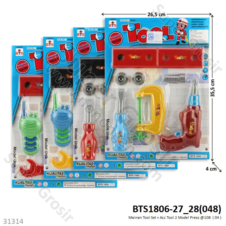 Mainan Tool Set Tool 2 Model Press @108