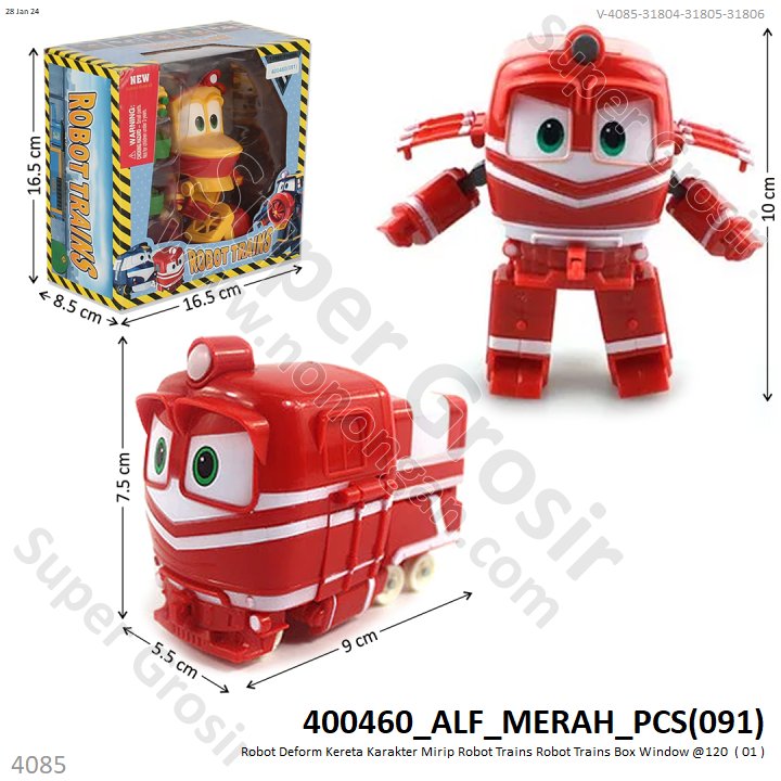 Robot Deform Robot Trains Box Window @120