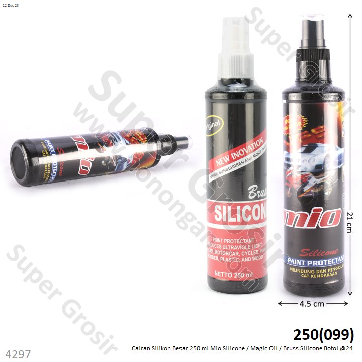 Cairan Silikon Motor Besar 250 ml Mio Silicone / Magic Oil / Bruss Silicone Botol @24