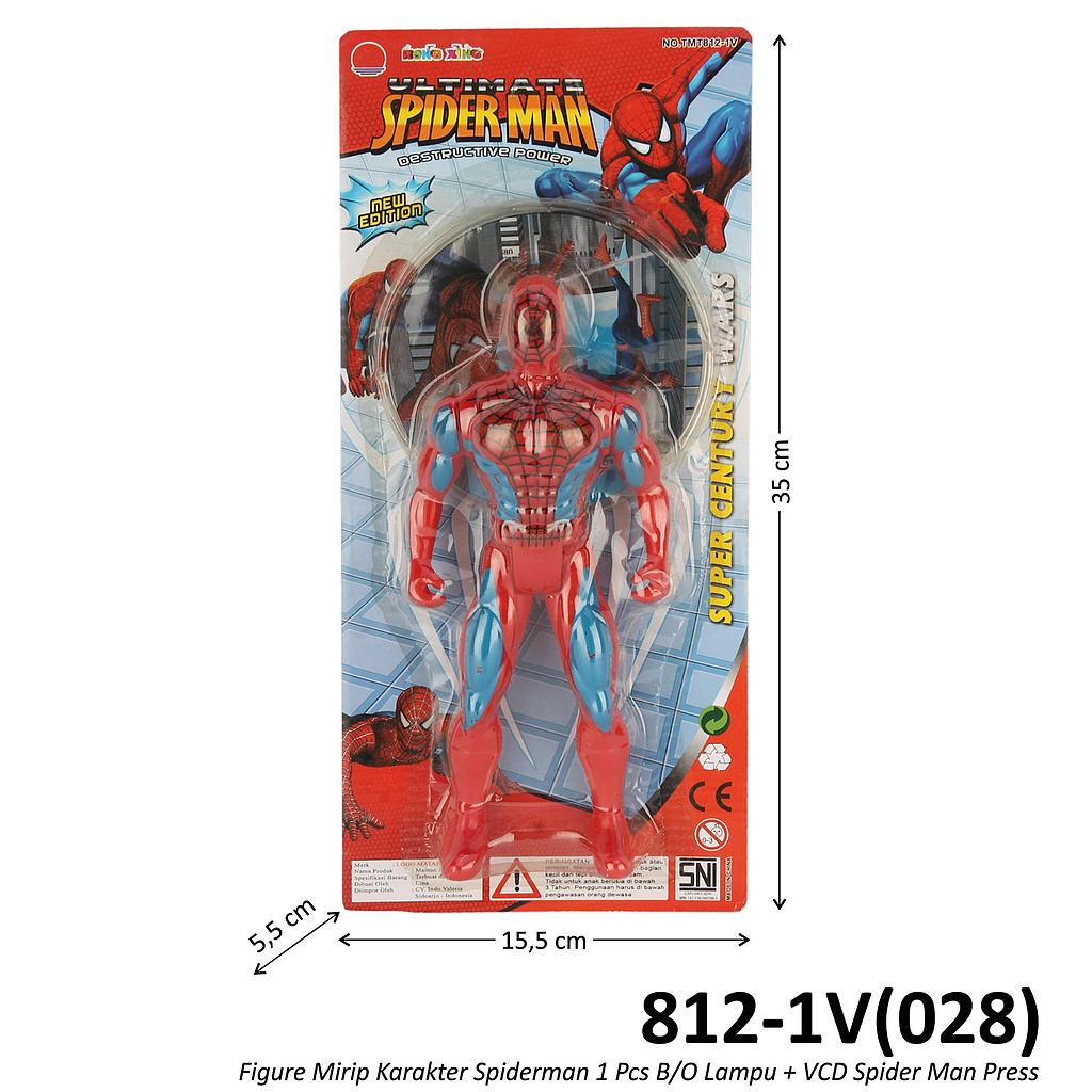 Action Figure Spiderman dan CD Spider Man Press @240