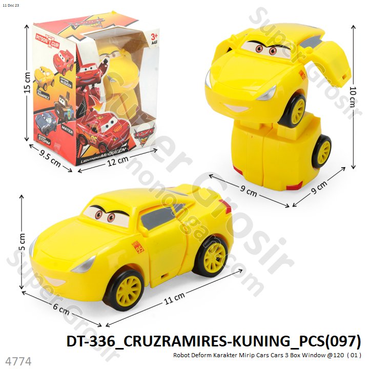 Robot Deform Cars 5 Karakter Box Window @120