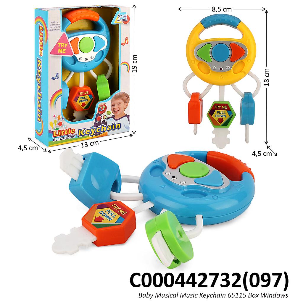 Baby Rattle Gantung Setir Mobil P/S Keychain 65115 Box Window @144