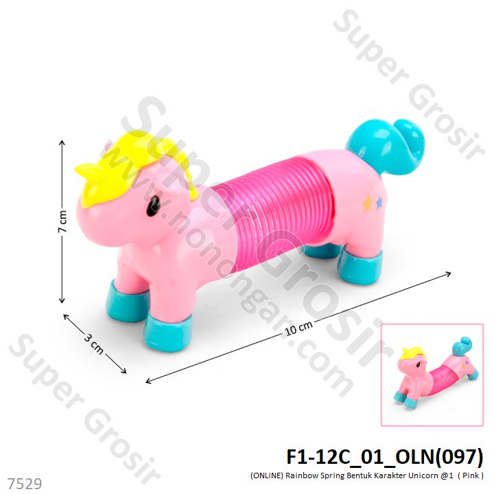 Spring Unicorn Circle Rainbow Unicorn 1 Box 12 Pcs @288