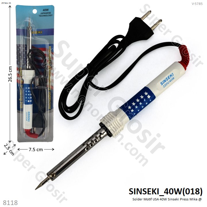 Solder Motif USA 40W Sinseki Press Mika @