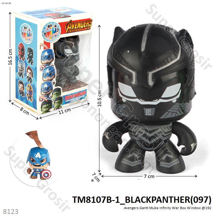 Figure Avengers Ganti Muka Infinity War Box Window @192
