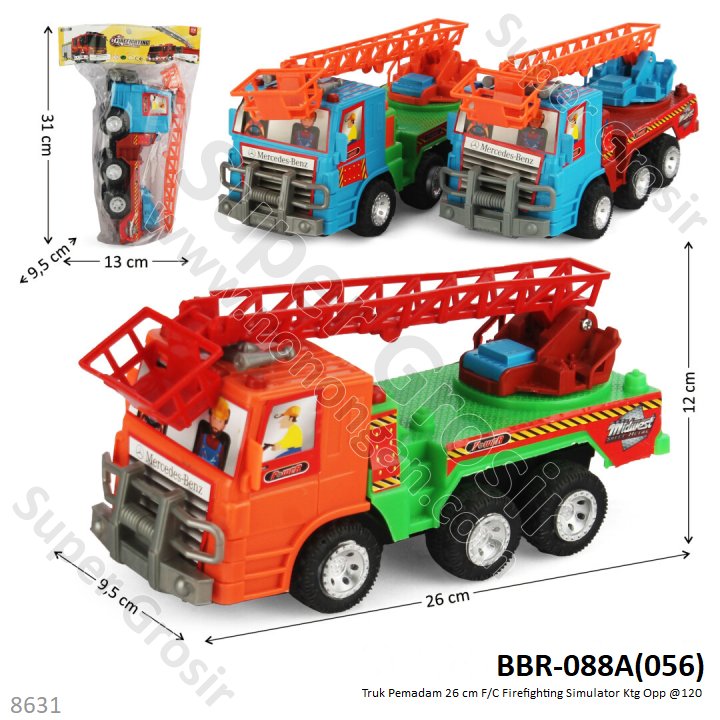 Truk Damkar 26 cm F/C Fire Fighting Simulator Ktg Opp @120