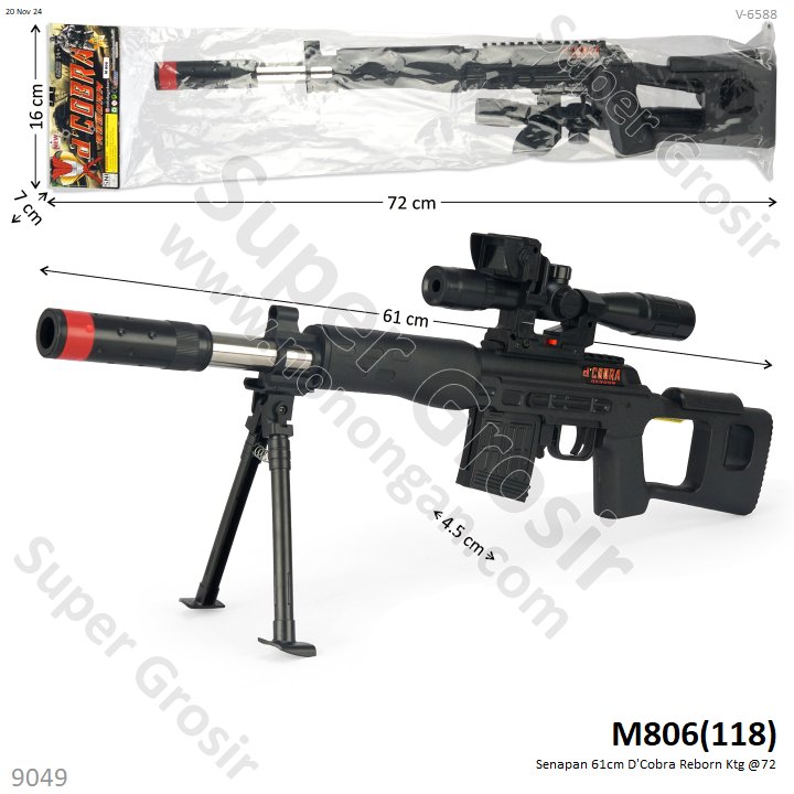 Senapan 61 cm D'Cobra Reborn Ktg @72
