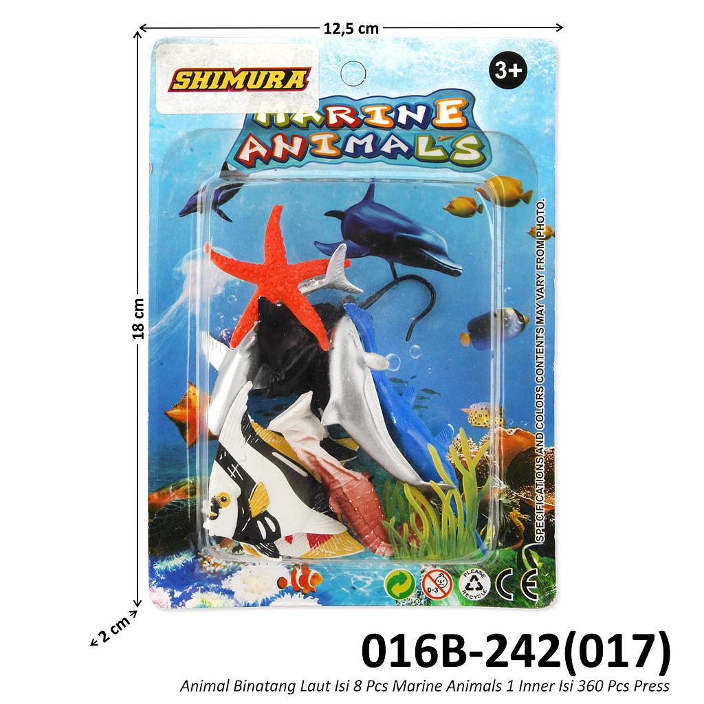 Hewan Laut 8 Pcs Marine Animals Press @720