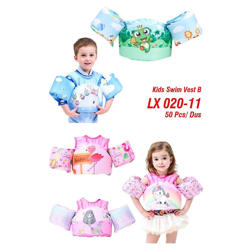 Pelampung Rompi Set Lengan Eva Swim Vest B LX020-11 Ktg @50
