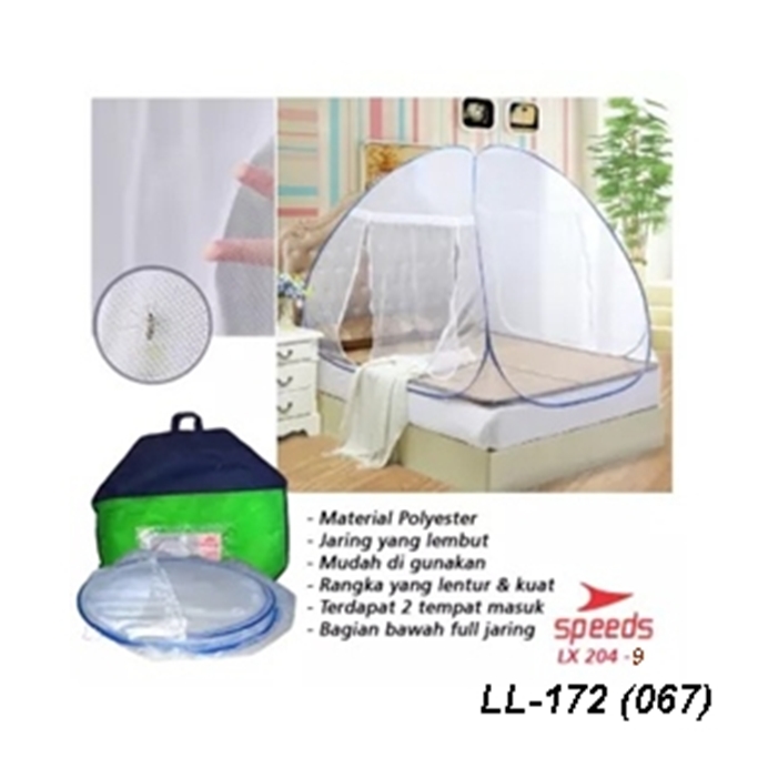 Kelambu Lipat Net 120x200x140cm LX-204-9 Tas @30