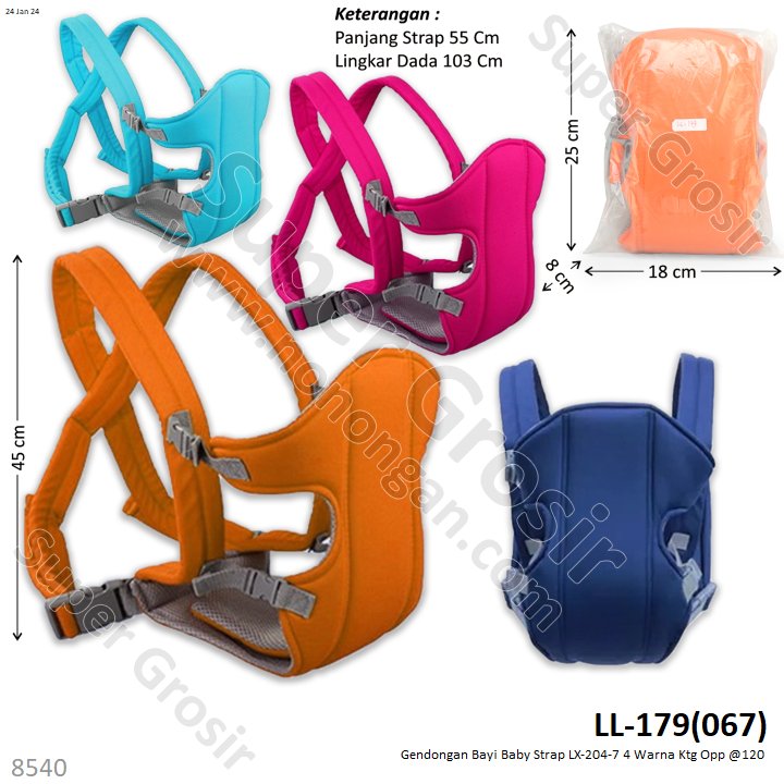 Gendongan Bayi Baby Strap LX-204-7 Ktg @120