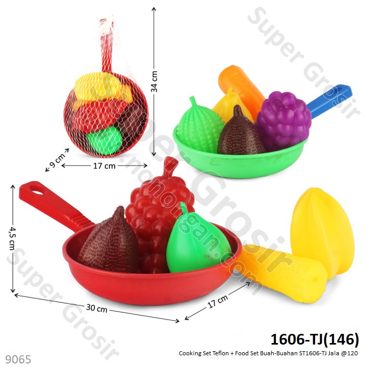 Cooking Set Teflon Set Buah Jala @120