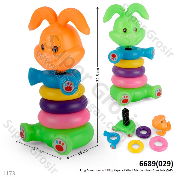 Ring Donat Kepala Kelinci Jumbo Baby Oring Jala @60