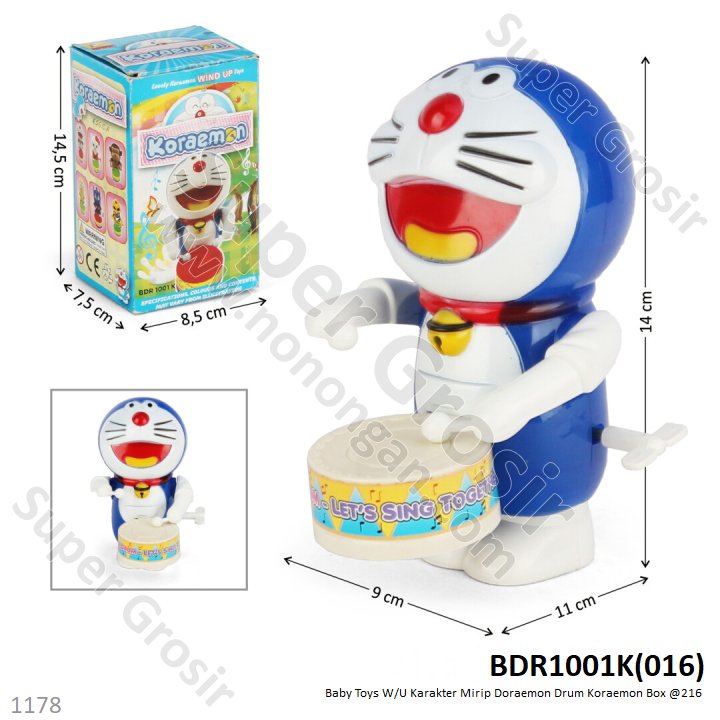 Mainan Tambur Doraemon W/U Koraemon Box @216
