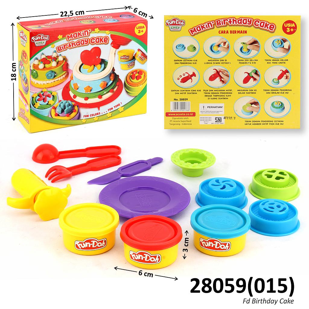 Fun-Doh Makin' Birthday Cake Box @60