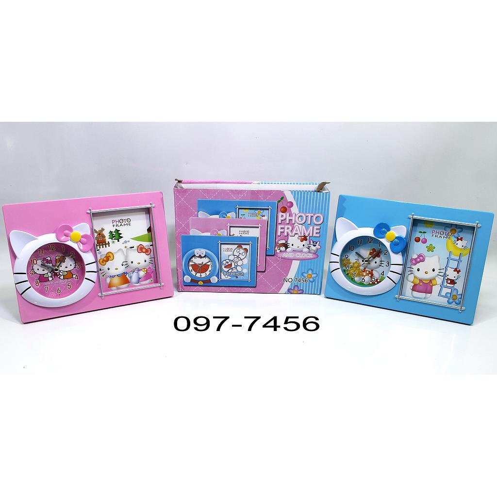 Frame Foto 2 In 1 Jam Meja Karakter Photo Frame Box @96