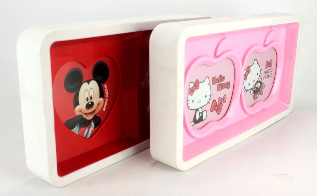Frame Foto Landscape 2 Warna Mickey Mouse/Hello Kitty Box @48