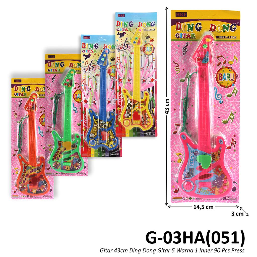 Gitar 43 cm Ding Dong 1 Inner 90 Pcs Press @180