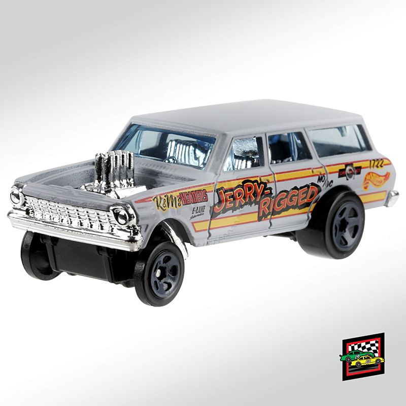 Hot Wheels - 164 Nova Wagon Gasser (2nd Color) - FYD77 / 2019