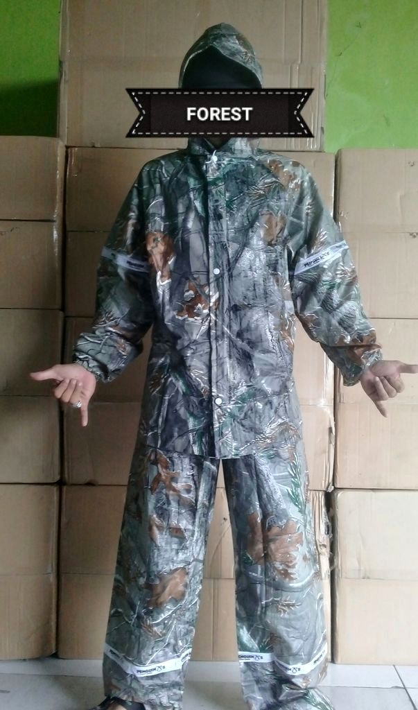 Jas Hujan Setelan Celana Jc Forest @48