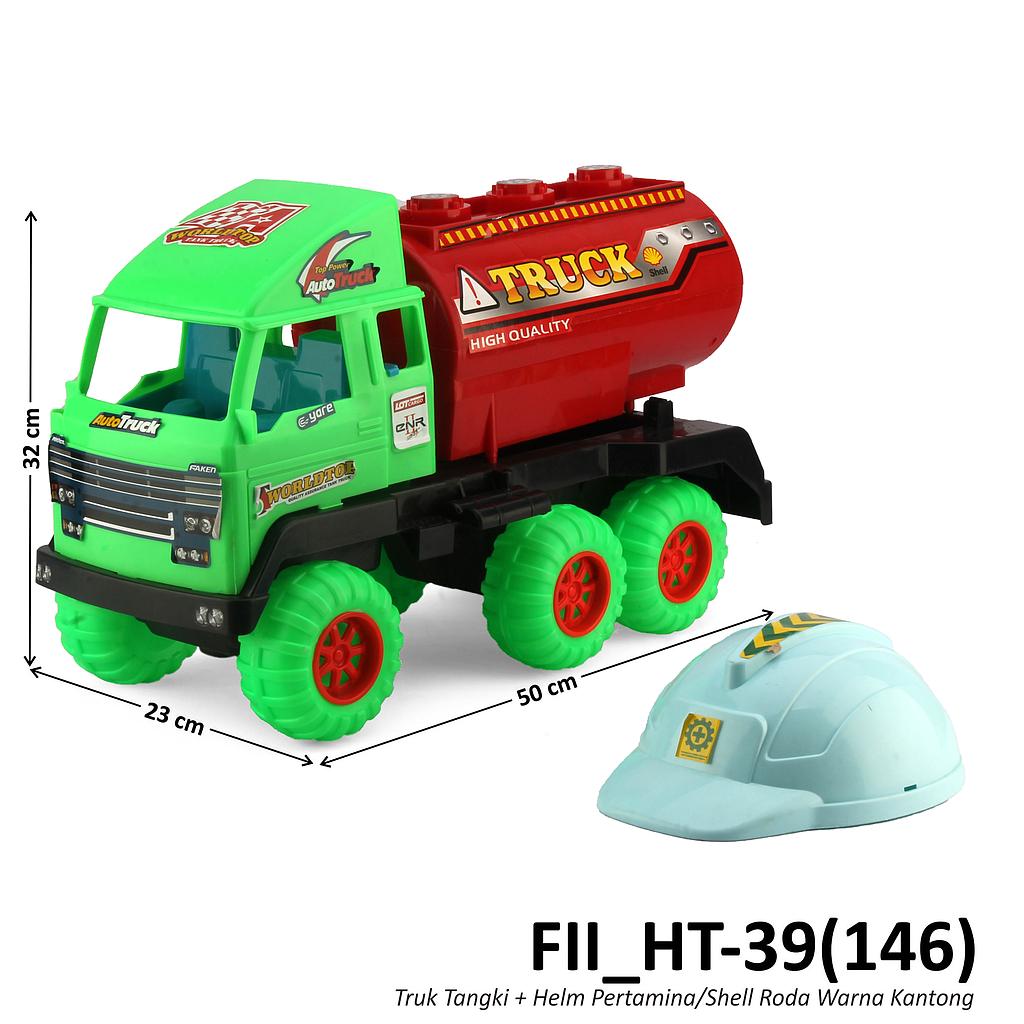 Truk Tangki Roda Warna F/W 50 cm + Helm Pertamina/Shell Ktg @12