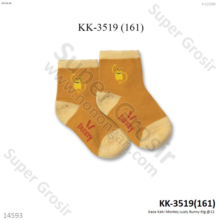 Kaos Kaki Monkey Lusty Bunny Ktg @12