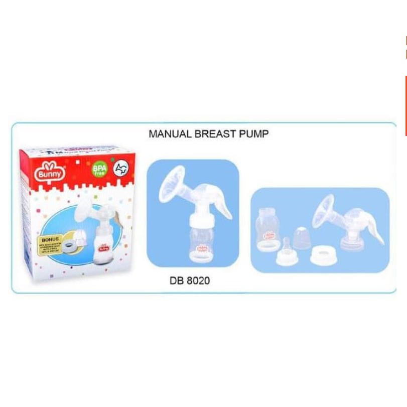 Manual Breast Pump/Pompa Asi Lusty Bunny Box @6