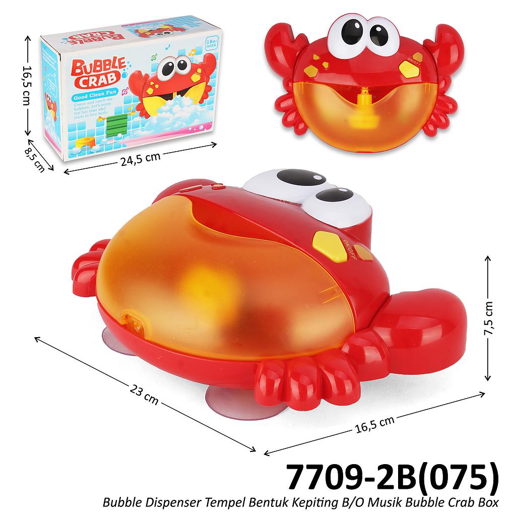 Dispenser Sabun Mandi Kepiting B/O Musik Bubble Crab Box @48