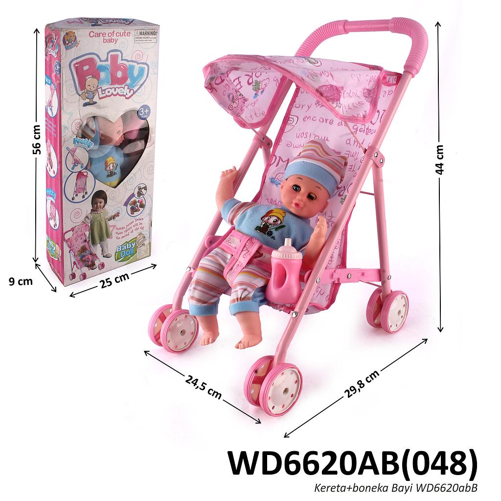 Dorongan Bayi + Boneka Bayi + Acc Box Window @24